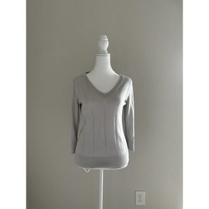 Banana Republic knit v neck sweater shirt 3/4 length sleeve